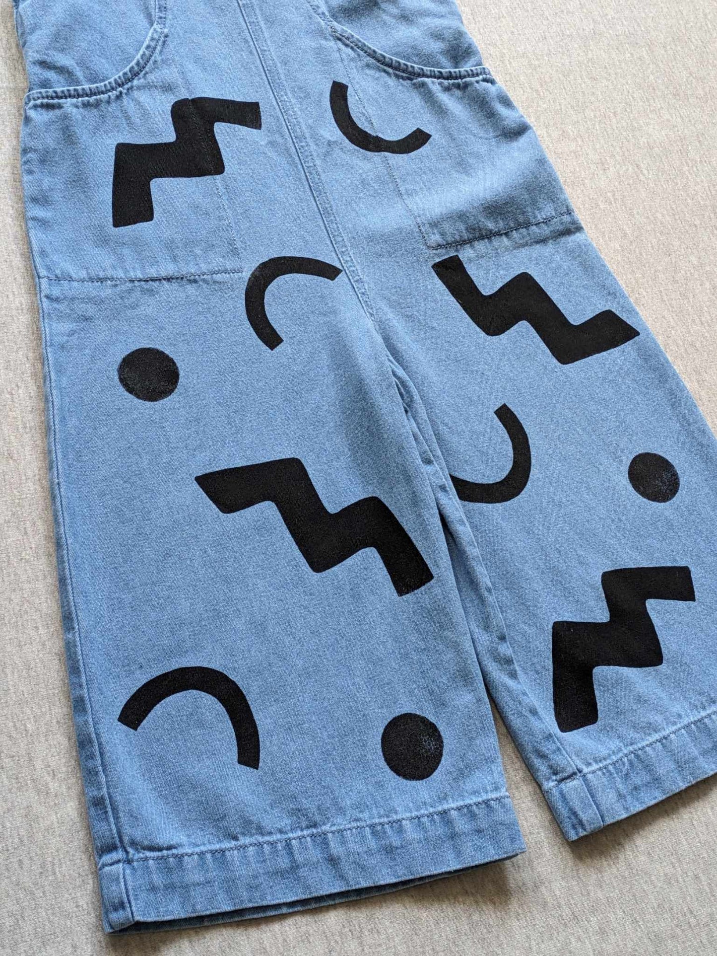 Abstract Dungarees