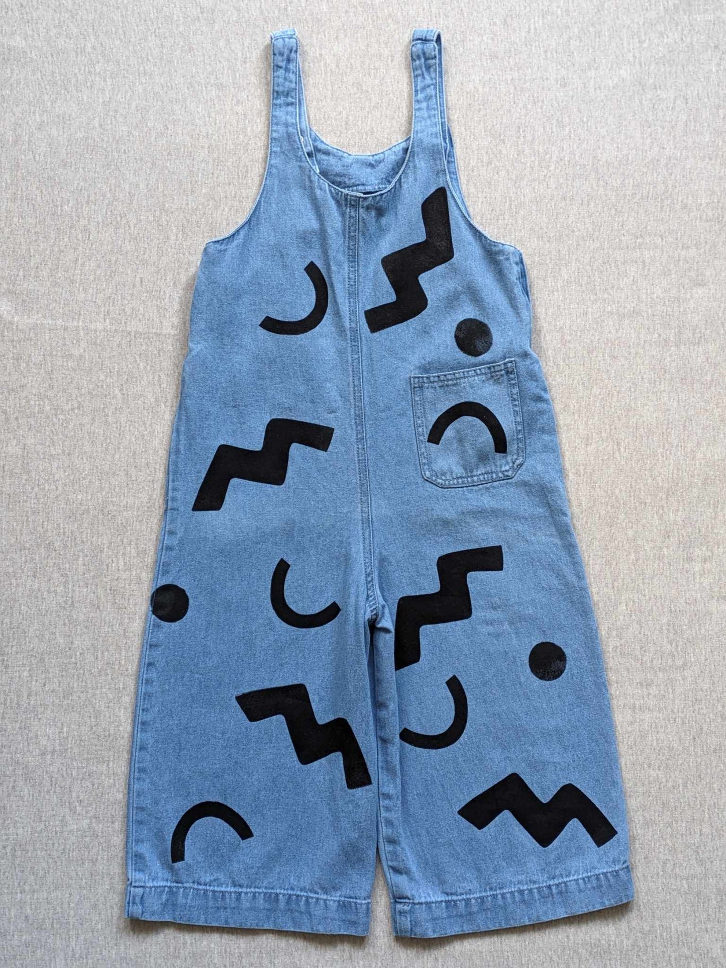 Abstract Dungarees