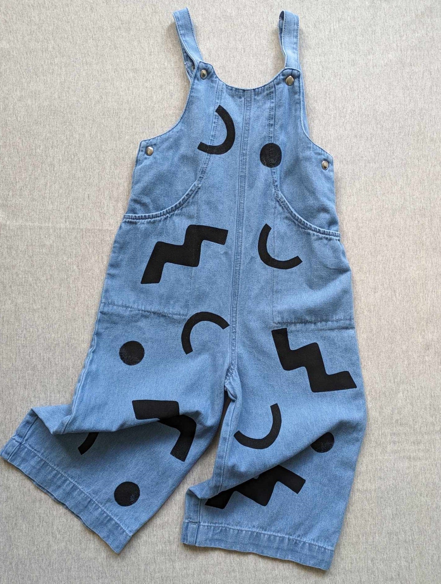 Abstract Dungarees