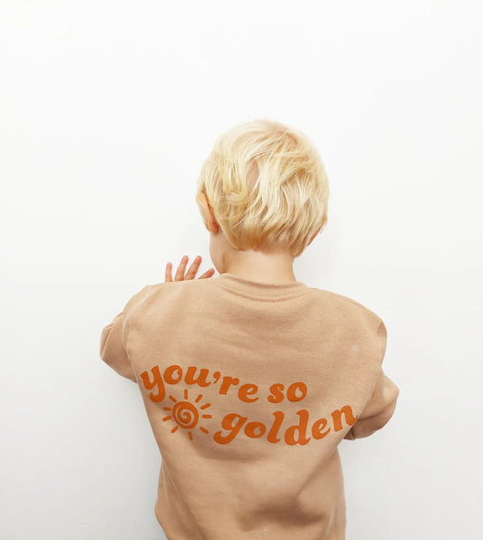 'You're So Golden' Childrens Sweater